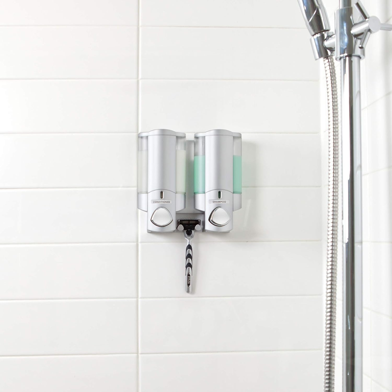 Better Living Products Aviva, 2-Chamber, Satin Silver