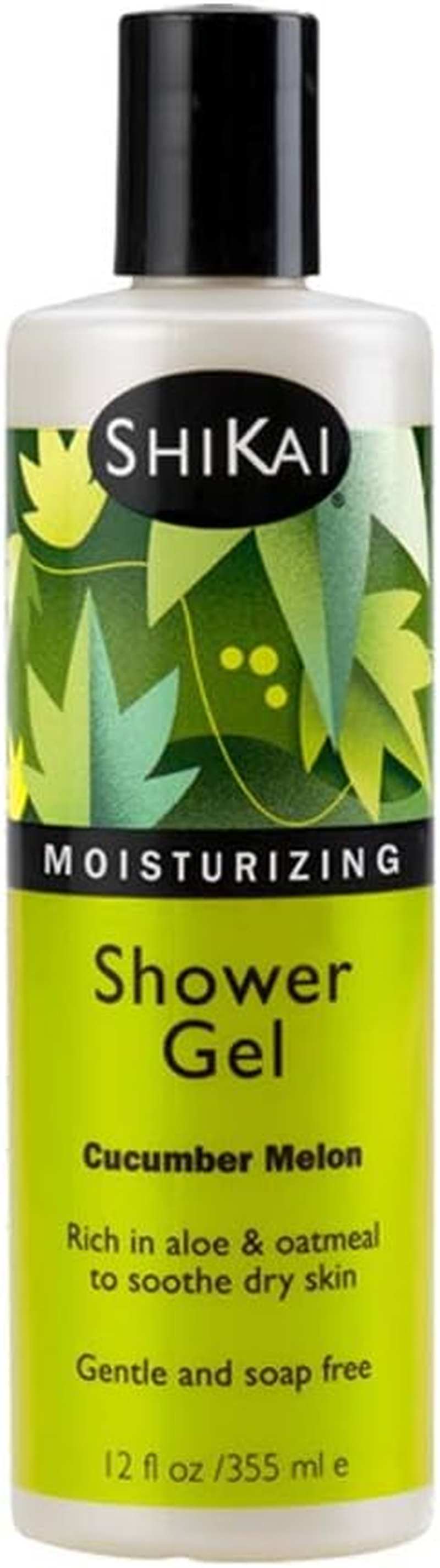 Shikai Moisturizing Shower Body Gel, Sandalwood - 12 Oz