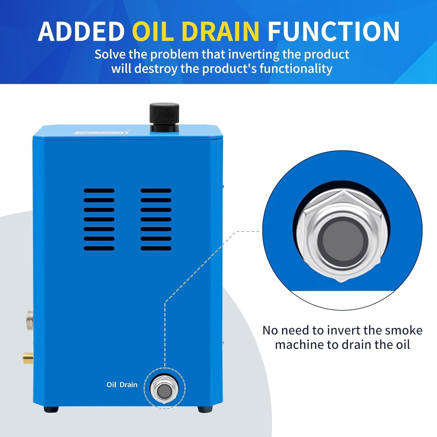 Kuntech Smoke Machine Automotive Built-In Air Pump, 12V DC Smoke Leak Detector for Pipe System, Fuel Leakage, Leakage Diagnostic Tester for Ute, Cars, Trucks, Motorcycle, ATV, Boats, Snowmobiles image number 6