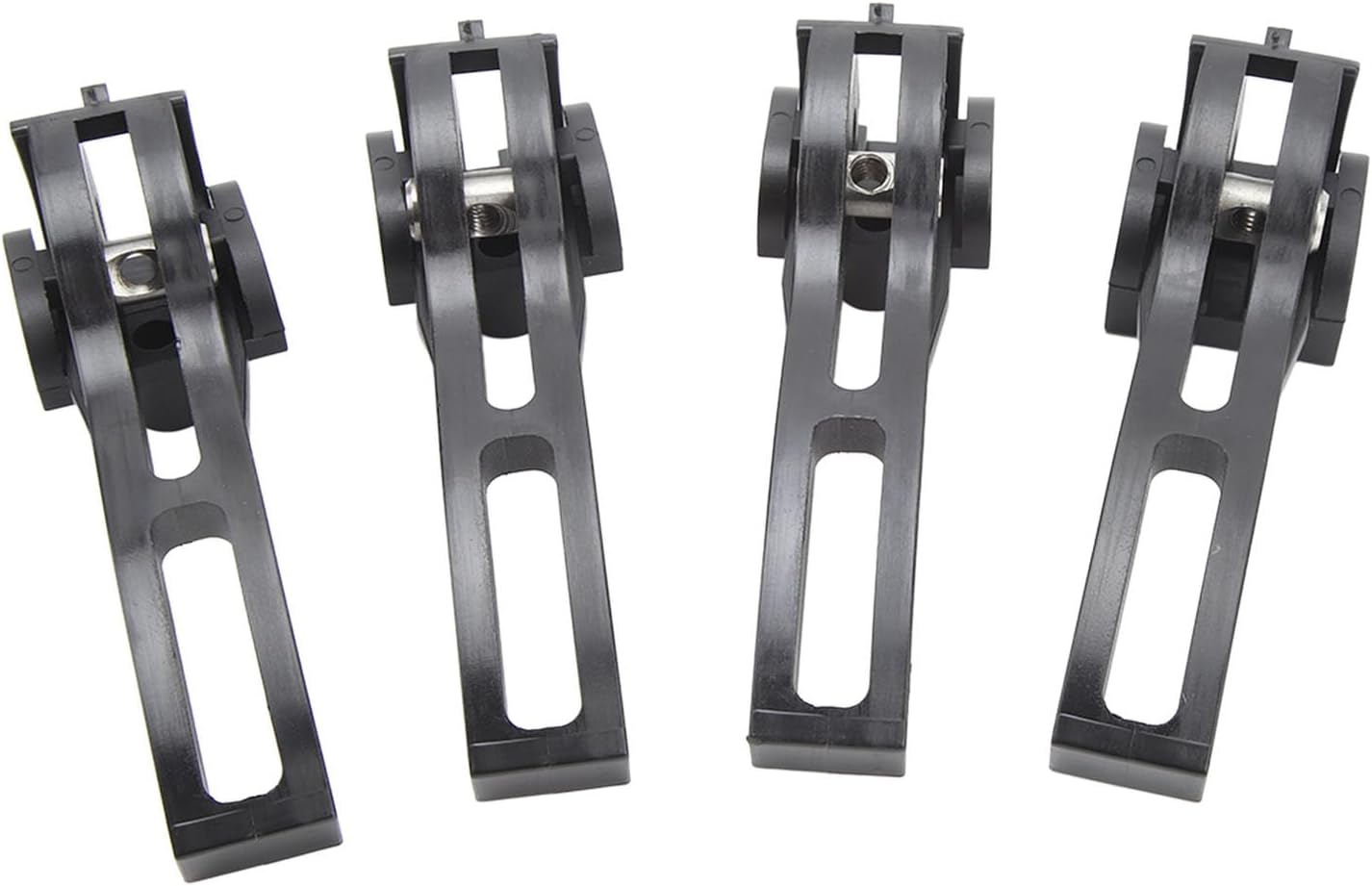 Rear Clamp, 4Pcs Universal Replacement Parts for Hard Folding or Soft Folding Tonneau Cover, Easy to Install Folding Tonneau Cover, Hard Tri-Fold Tonneau Cover Replacement For image number 3