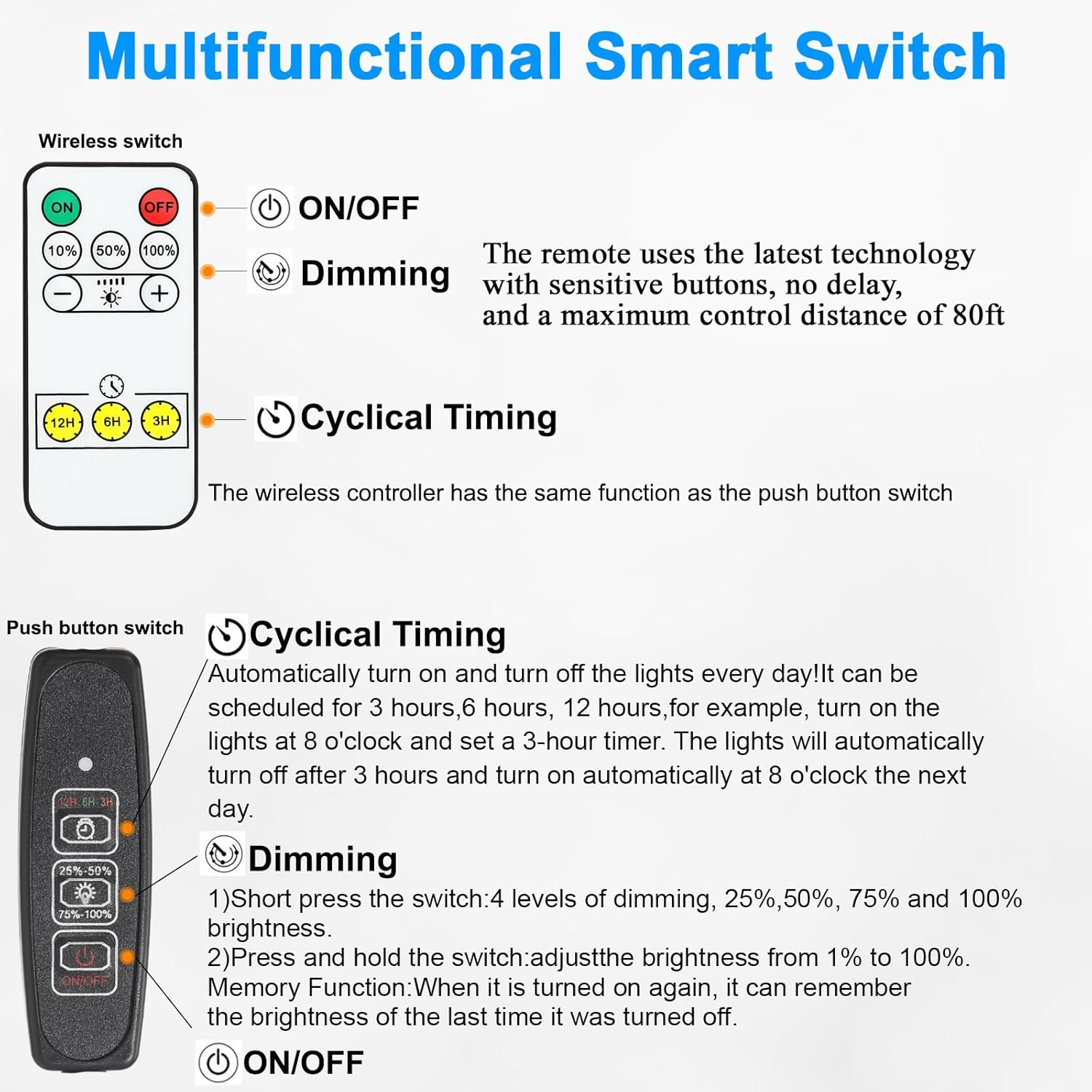 Taysing USB Light, 7W Dimmable Hanging Portable Emergency Lamp for Camping, Outdoor, Hurricane - 2 Pack 3000K Tent Lights for Power Station, Solar Panel Charger, Power Bank image number 3