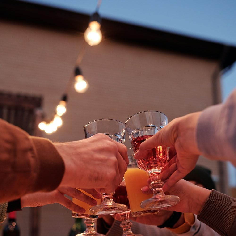 Geminilite B22 LED Light Bulbs Bayonet, Vintage Filament LED 8W = 80W Incandescent Replacement, A60 B22 2700K Warm White LED Bayonet Retro Filament Lamps, Not Dimmable, 6 Pack image number 4