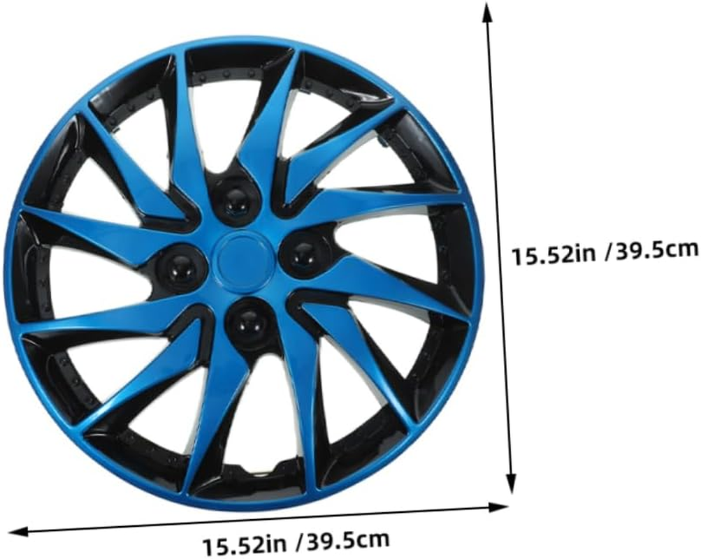 CHILDWEET 2Pcs Decorative Wheel Hub Cover for Car Automotive Accessories Sturdy Pp Material Design Easy Install