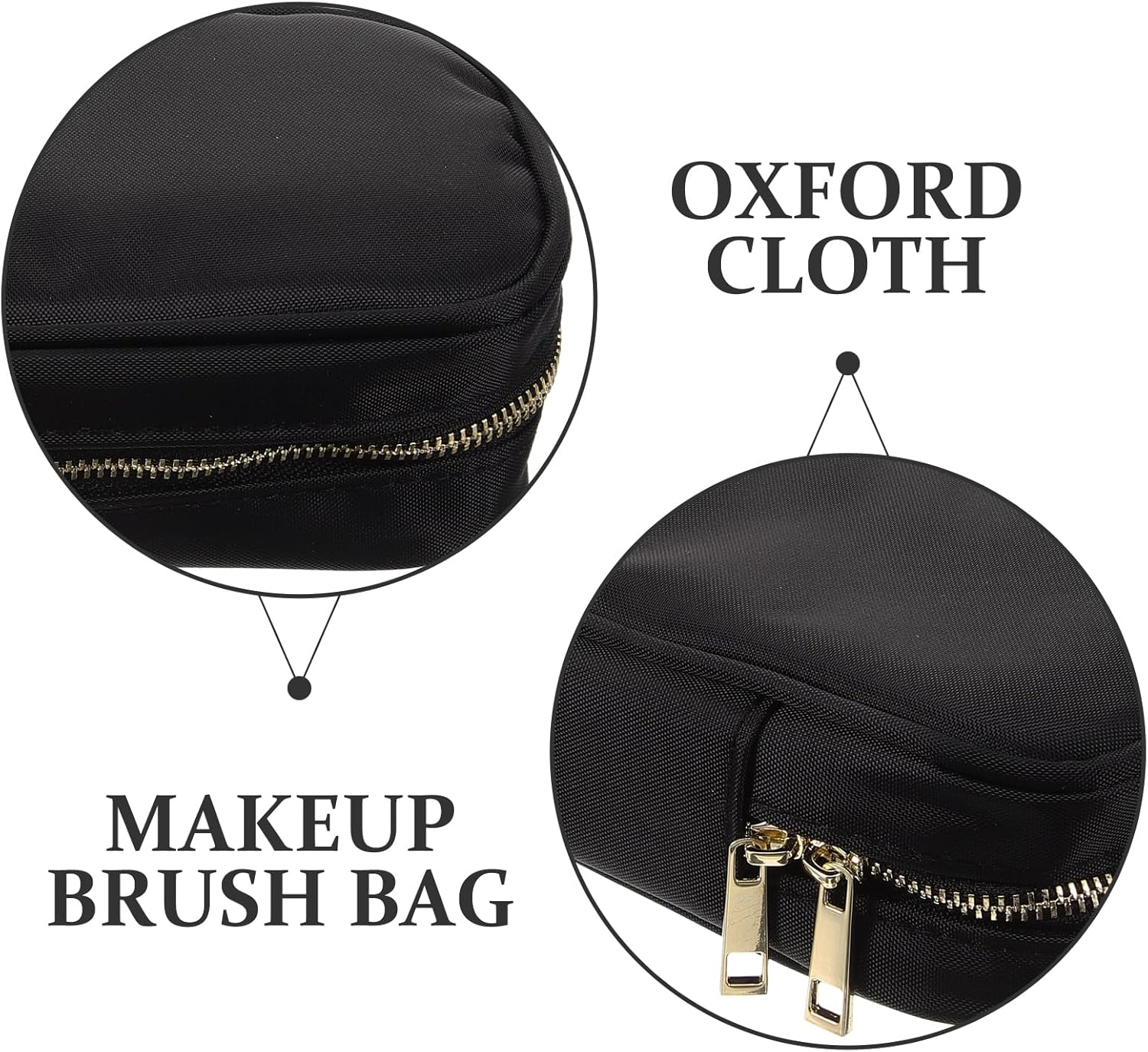 PACKOVE Makeup Brush Pouch Makeup Brush Holder Travel Makeup Brush Case Cosmetic Brush Bag for Women Girls image number 3