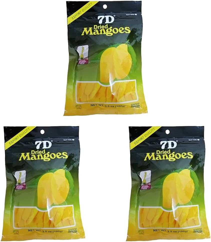 7D Dried Mangorind Export Quality 175G Product of the Philippines Dried Mango Snacks image number 3