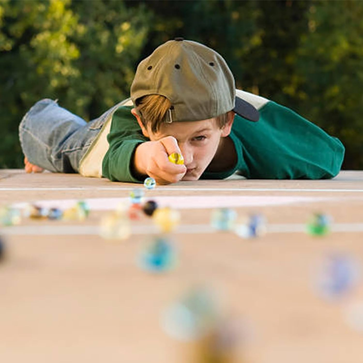 50 PCS of Colored Glass Marbles for Kids, Fun Retro Children'S Toys, Handmade Glass Marbles Suitable for Marbles, Game Toys image number 5