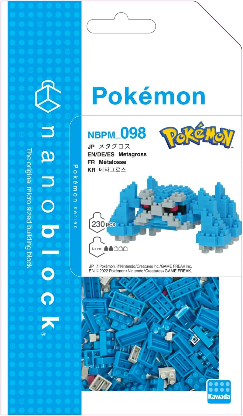 Nanoblock - Pok&eacute;mon - Metagross , Pok&eacute;mon Series Building Kit - Metagross image number 3