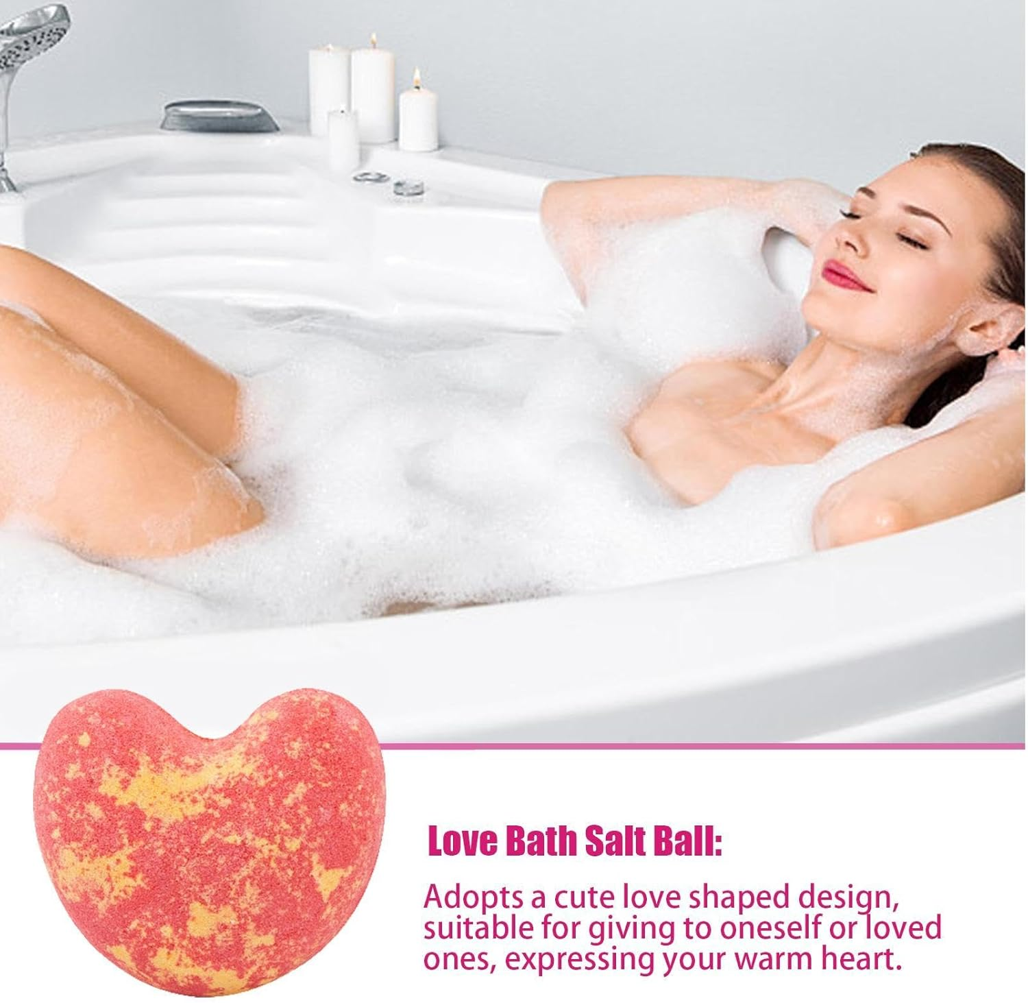 Oil Shower Bombs | Fizzy Bubble Bathbombs - Natural Pure Oils Ultra Bubble Moisturizing Bath Salt Ball for Bubbles, Spa, Bath Relaxation, Calmness - Rosemary image number 2