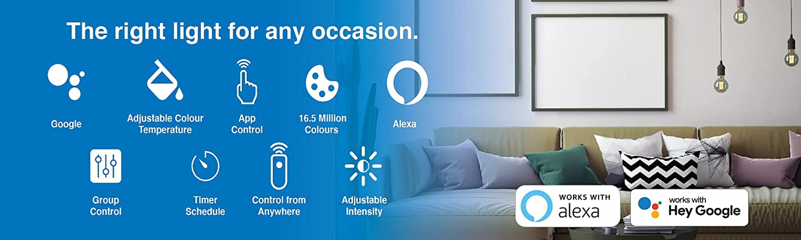 Laser Wifi Smart LED RGB Downlight White Amazon Alexa, Google Home 1000 Lumens image number 2