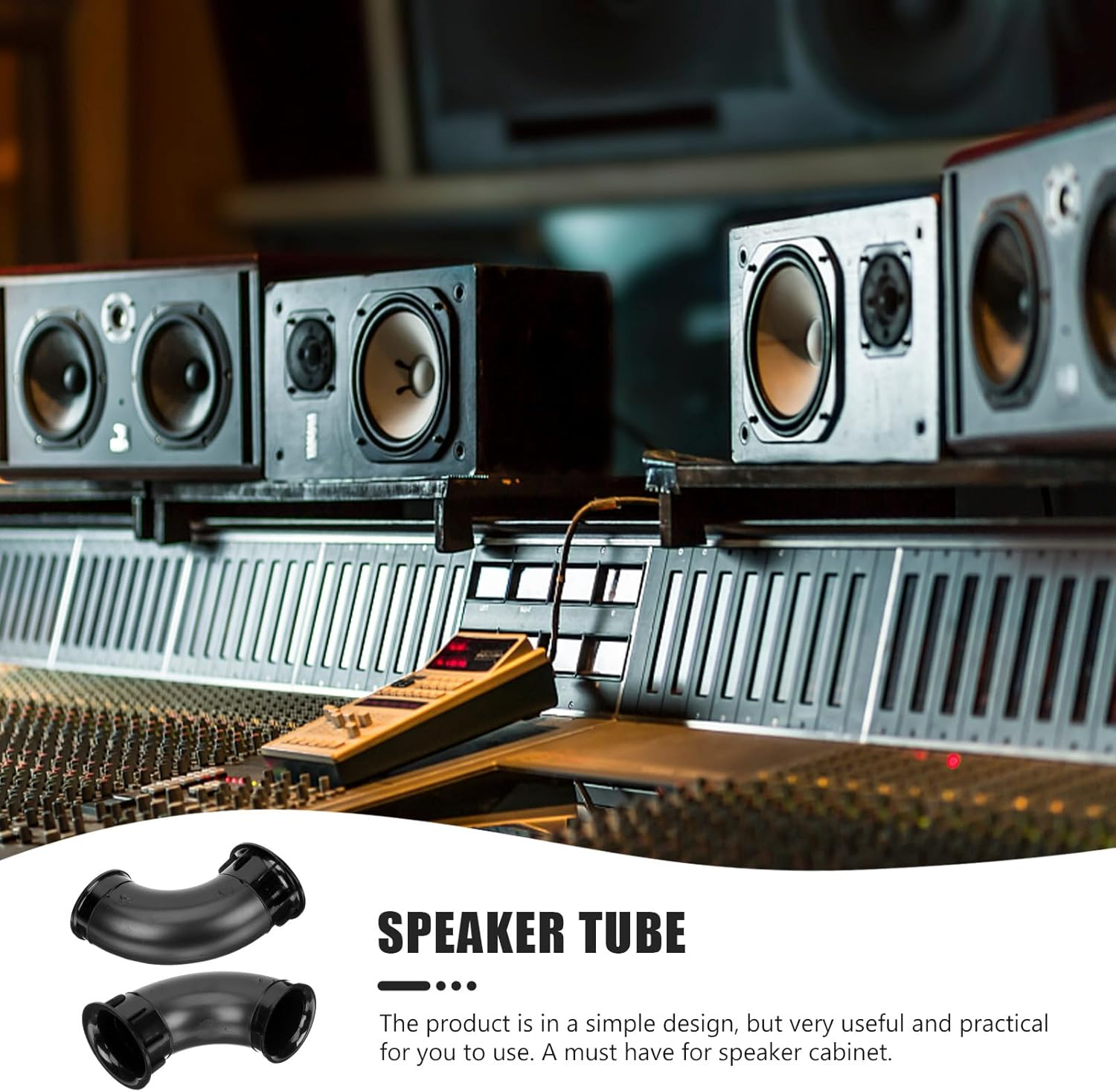 PERSELOSO 2Pcs Car Speaker Voice Tube Outlet 70X120Mm Plastic Port Tubes for Home Audio and Stage Speaker Cabinet Airflow Accessories image number 4