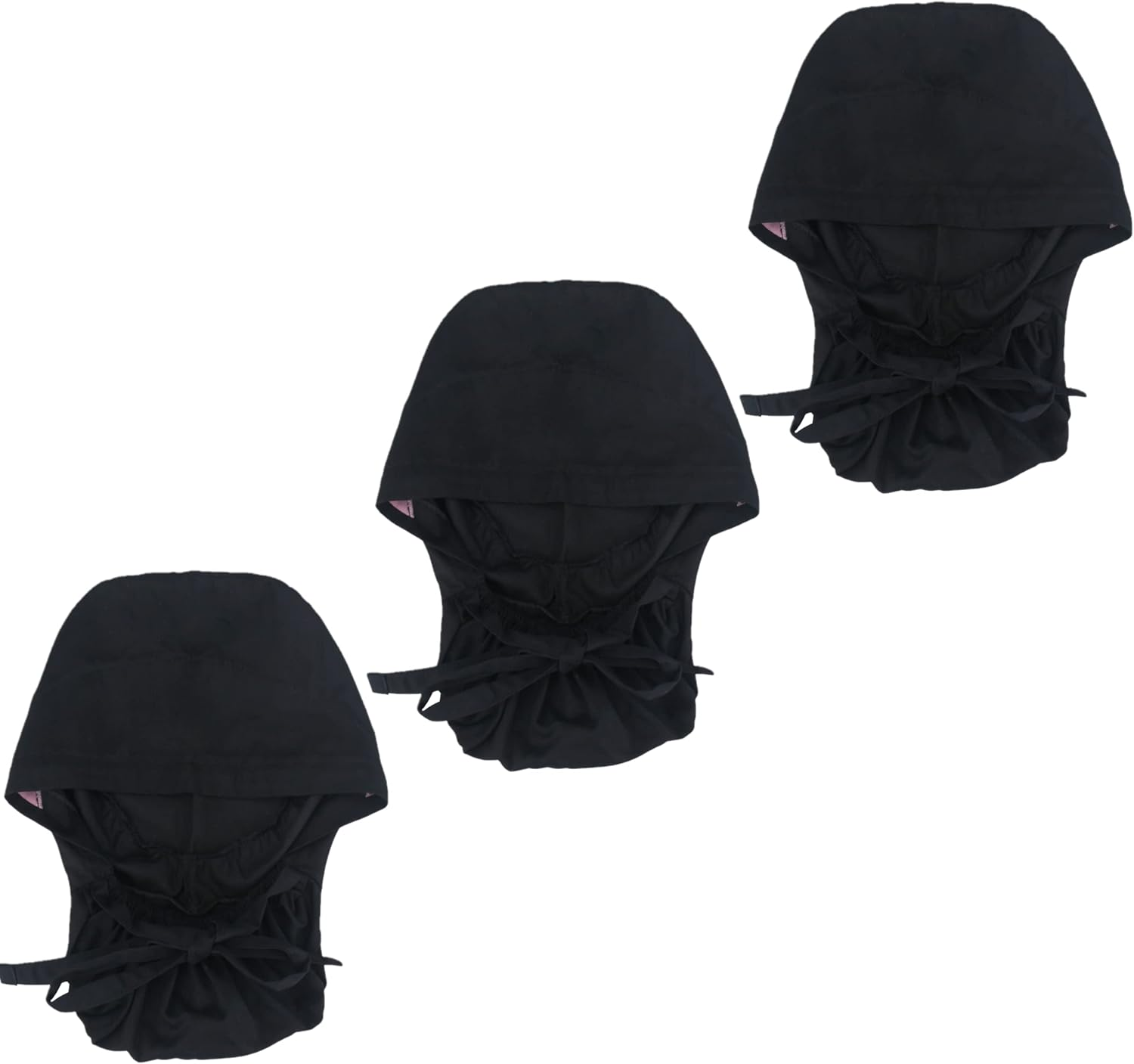 QBA Adjustable Working Cap with Button, Cotton Working Hat Sweatband, Elastic Bandage Tie Back Hats for Women & Men, One Size