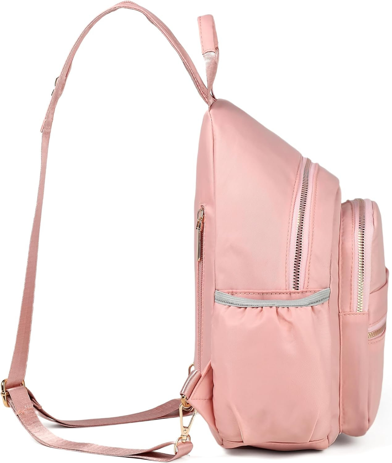 Xsecnua Sling Bag for Women, Mini Backpack Sling Backpack, Small Backpack Small Daypack Crossbody Bags for Travel - Black image number 2