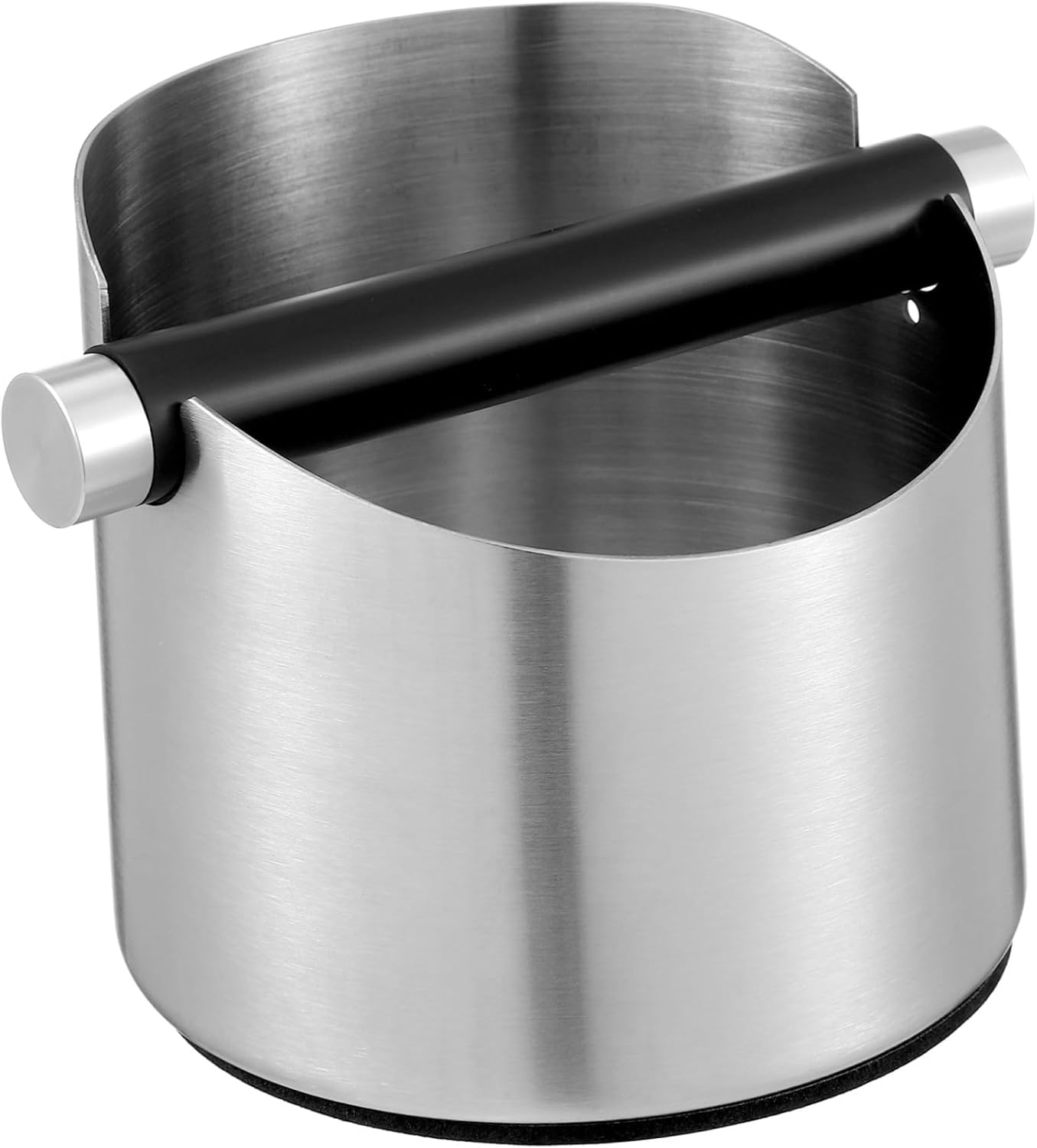 ARTSEWPLY Stainless Steel Coffee Knock Bin with Non-Slip Base Espresso Grounds Container for Home Bar Coffee Shop Heat Resistant Semi-Automatic Machine Accessory image number 3