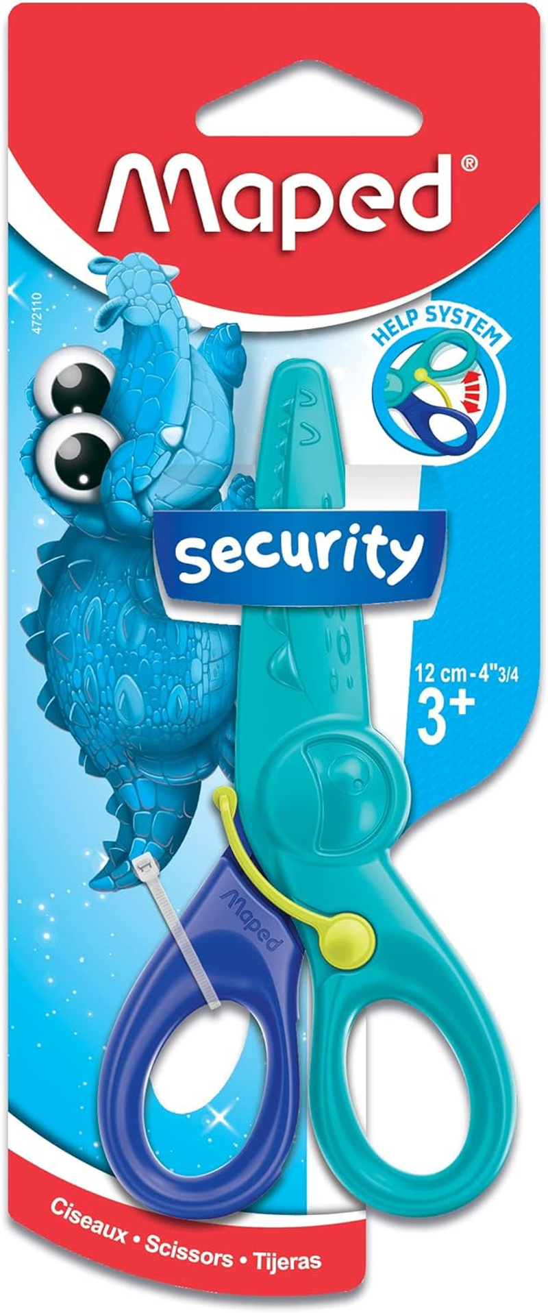 Maped Helix USA 472110 Kidicut Safety Scissors, Multicolor image number 4