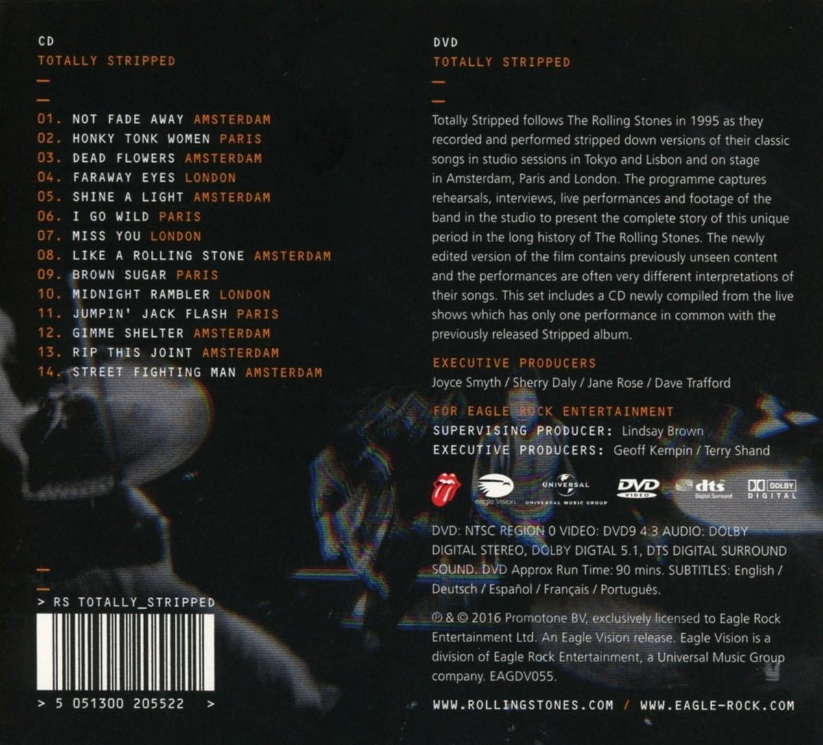 The Rolling Stones - Totally Stripped: 1 Disc + Audio CD image number 4