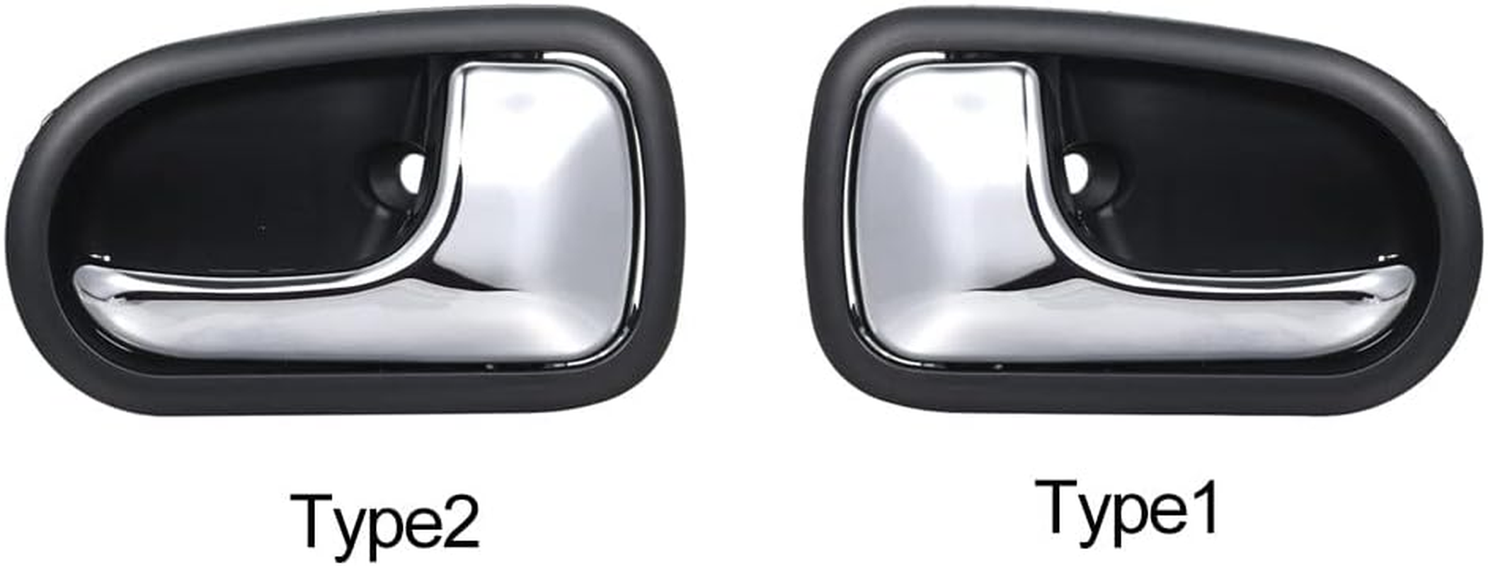 Xinyee Inner Door Handle Front or Rear Replacement for Mazda 323 Astina BJ 1998~2003 Exterior Door Handle Rear