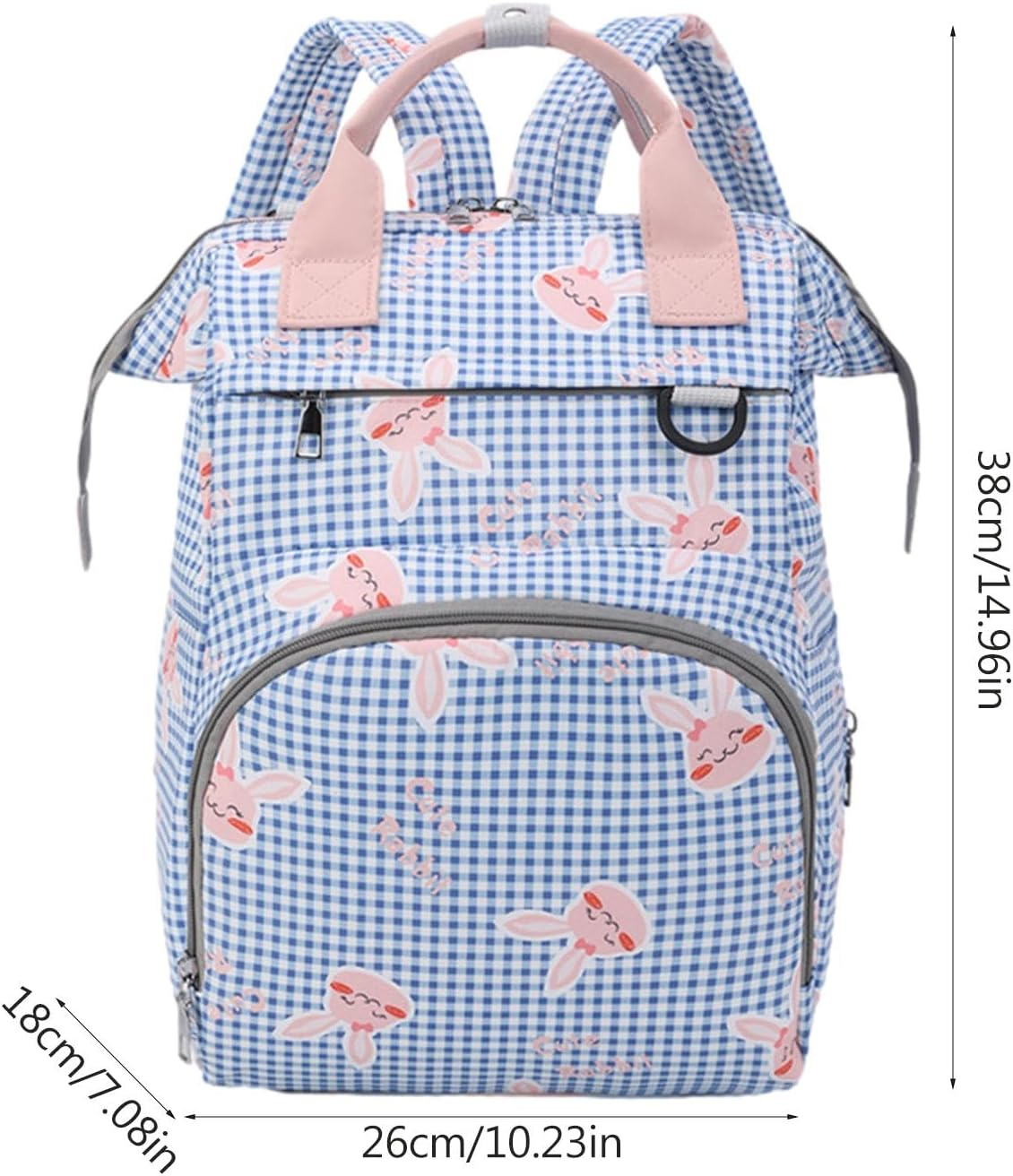 Bag Backpack - Baby Nappy Bag, Travel Diaper Bag | Handbag Diaper Bags Bottle Set Shoulder, Waterproof Baby Bag Feeding Bottle Backpack Nappy Tote Bag for Travel, 10X7X14 Inch image number 2