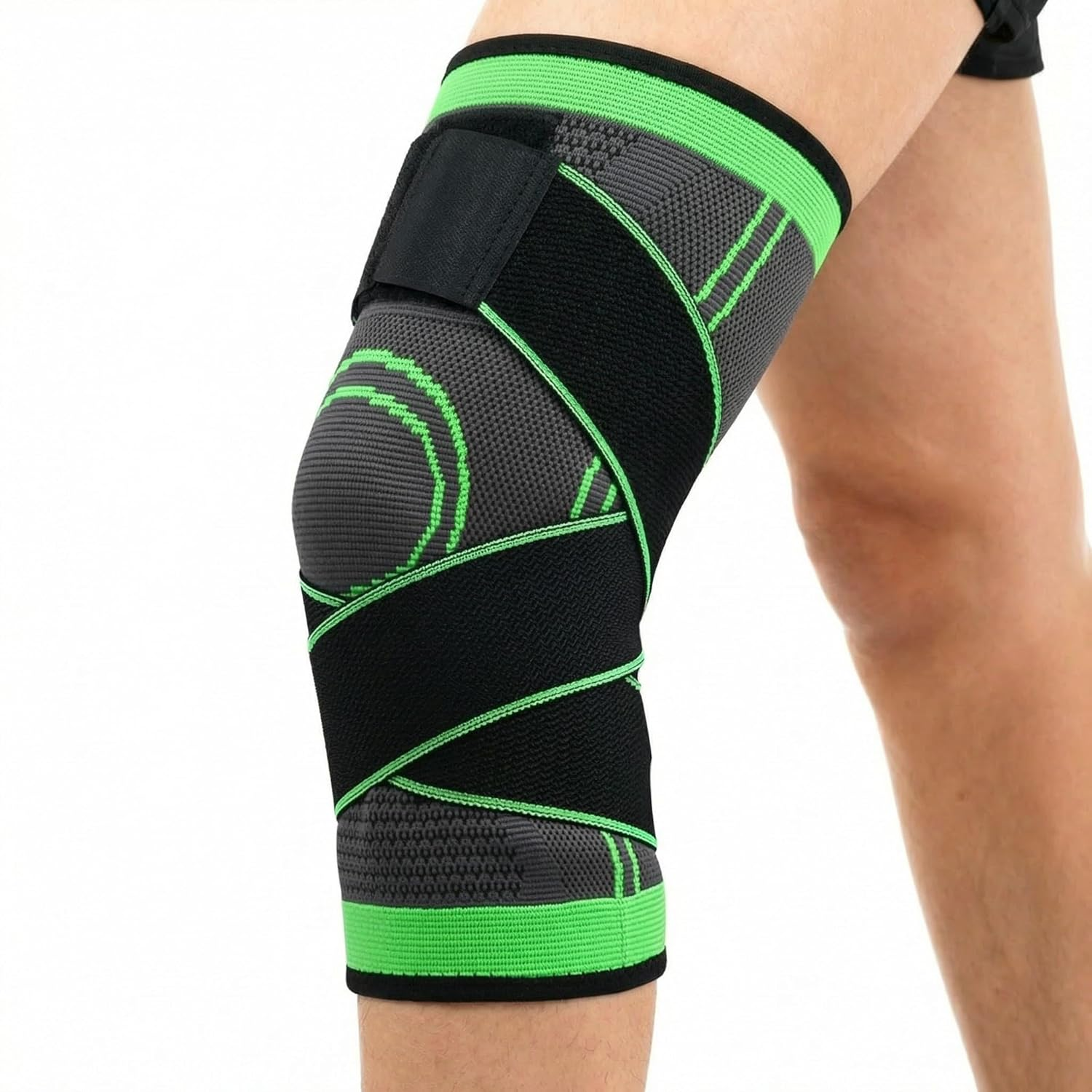 INONE Knee Compression Sleeve Support Men/Women - Knee Brace for Running, Hiking, Arthritis, ACL, Meniscus Tear - Ideal Knee Support Brace for Sports, Home Gym - Comfortable Fit (Extra Large) image number 5