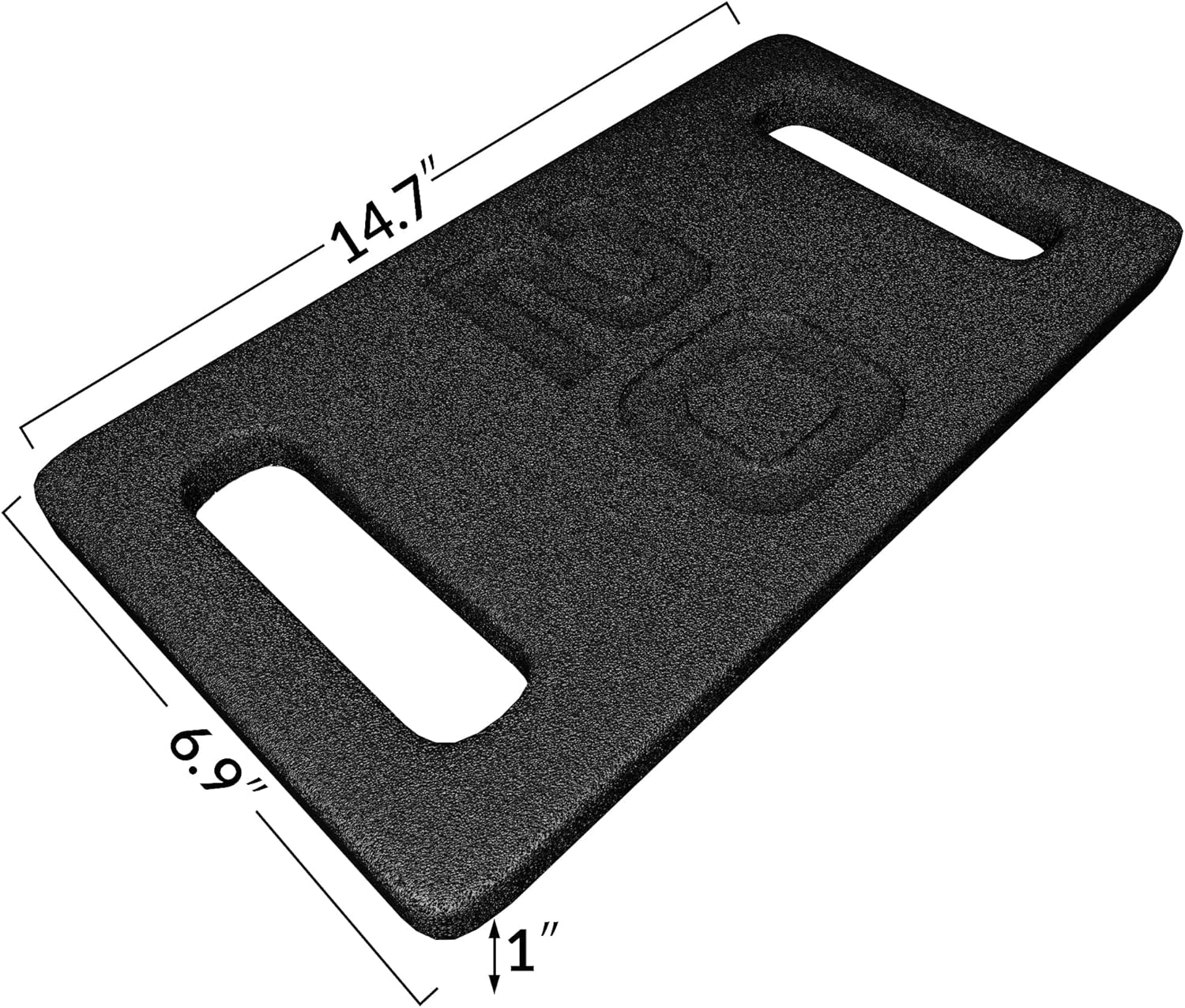 Signature Fitness Cast Iron Ruck Plate, Weighted Plate for Rucking, Swings, Squat, Strength Training, Fitness Workout, and Home Exercises, 20-Pound image number 2