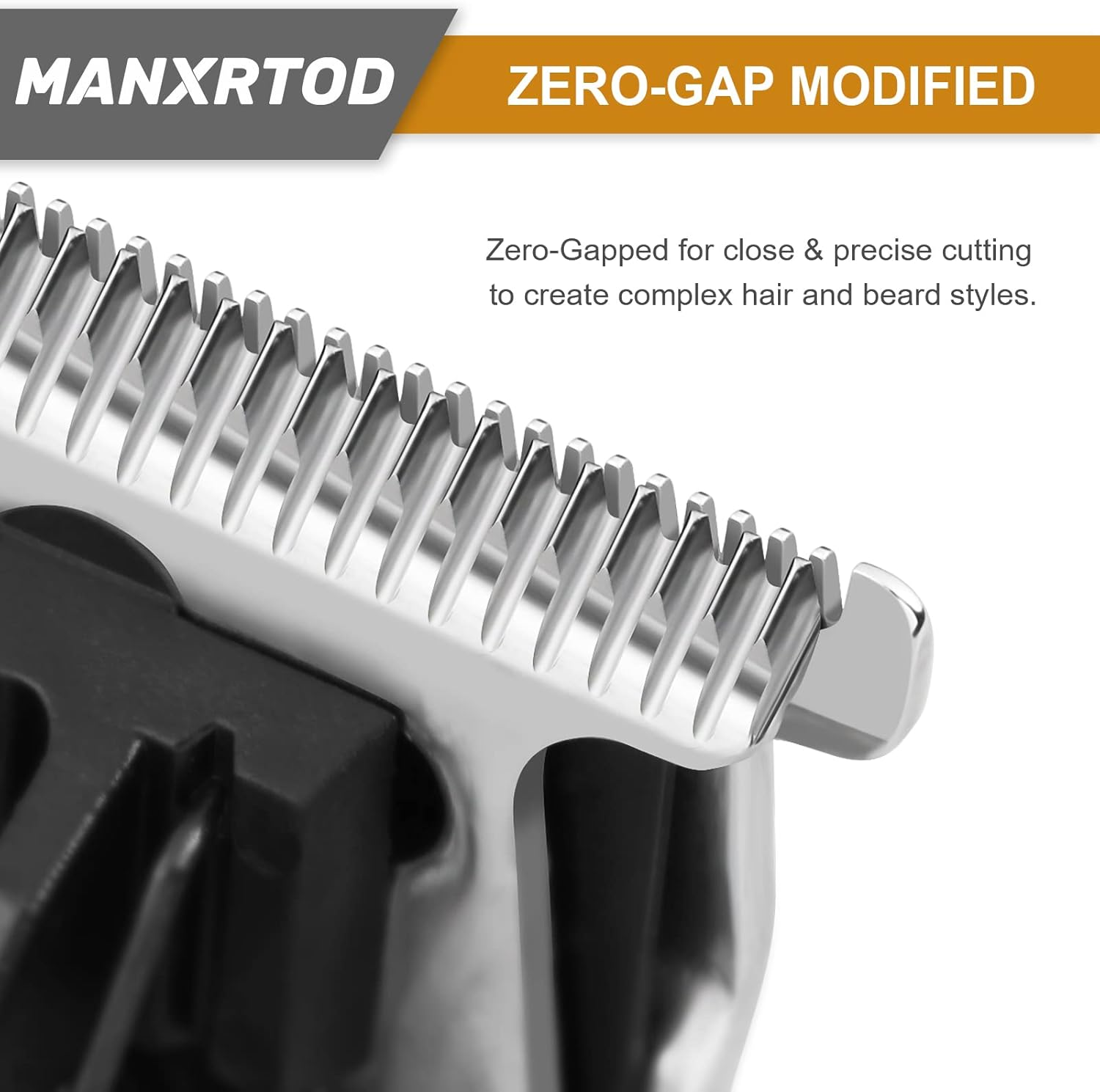 2 Pack Replacement Blade for Andis Slimline Pro Li D8 Trimmer, 32105 Stainless-Steel Deep-Tooth T Blade Compatible with Andis Slimline Pro Li D8/D7 - Close & Sharp Cutting, Zero-Gapped Blade - Silver