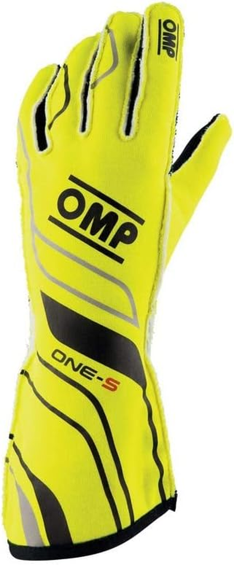 Omp One-S Yellow Flu Gloves Size L FIA 8556-2018 image number 5