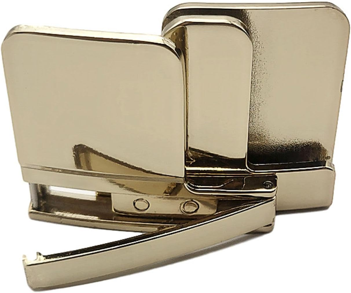 Colaxi Pants Clips for Waist, Pant Waist Tightener, Waist Clips for Trousers, Pant Waist Shrink Clip Waist Buckle - Golden image number 5