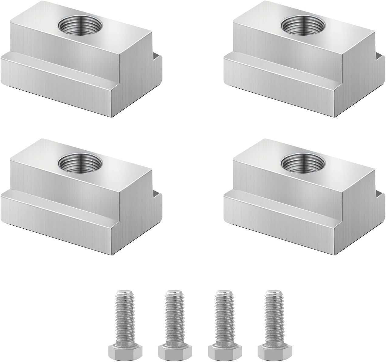 4 PCS Bed Rail T Slot Nut Screw Kit for Toyota Tacoma & Toyota Tacoma Stainless Steel image number 1