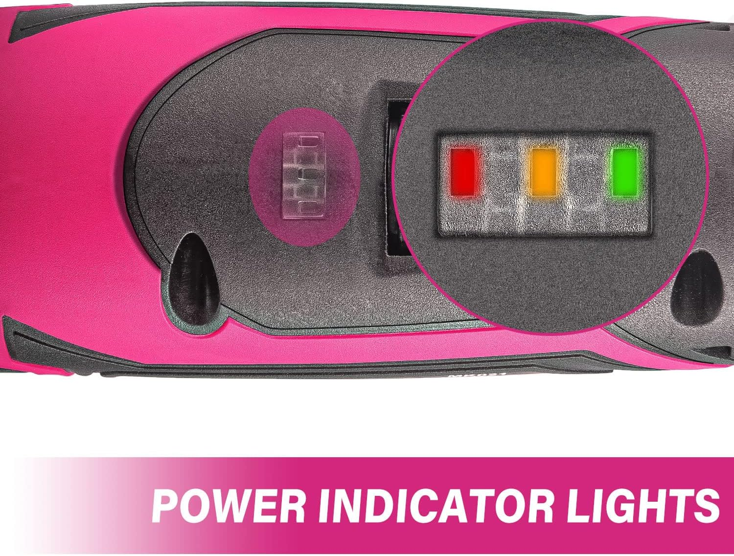 Monika 12V Cordless Rotary Tool Pink Variable Speed Electric Engraver Grinder Multi Accessories Speed 5000-25000Rpm Electric Drill Set for Cutting Sanding Engraving Polishing W/Charger image number 3