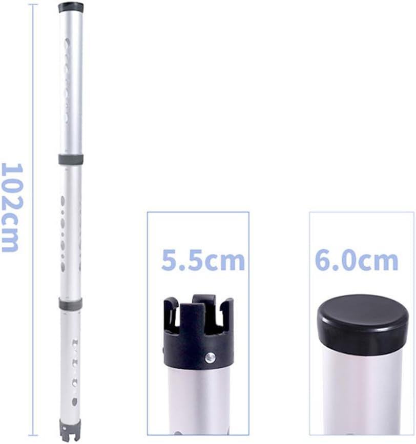 MOTRAIN Etachable Three Section Aluminum Tube,Lightweight Golf Ball Recovery Tool,Detachable Golf Ball Picker,Golf Ball Picker, Golf Ball Collector image number 2