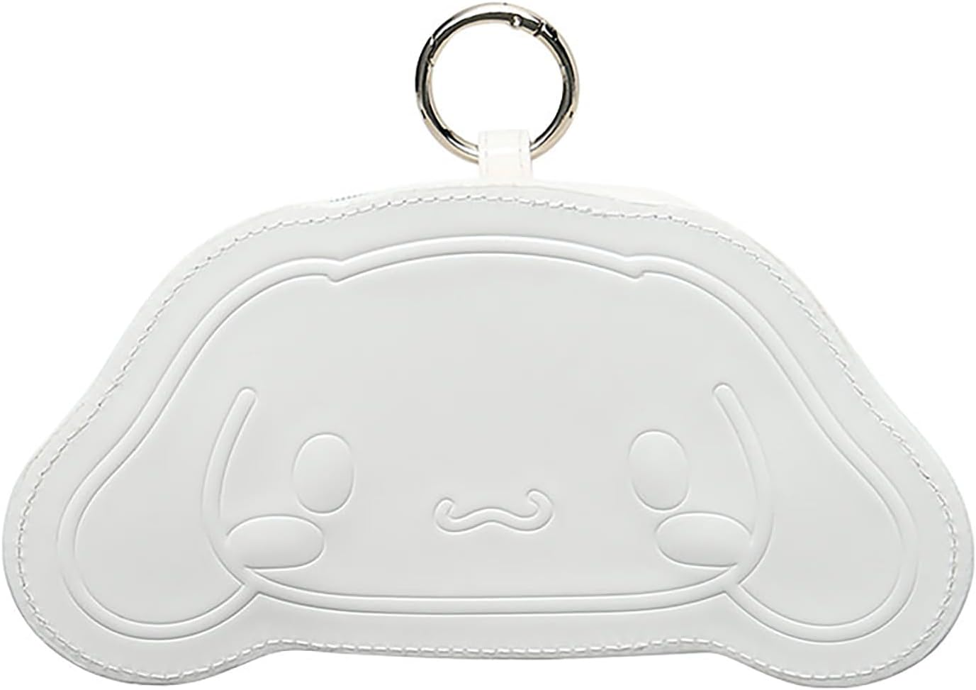 Sanrio 359629 Face Shaped Pouch (Monotone) Cinnamoroll image number 6