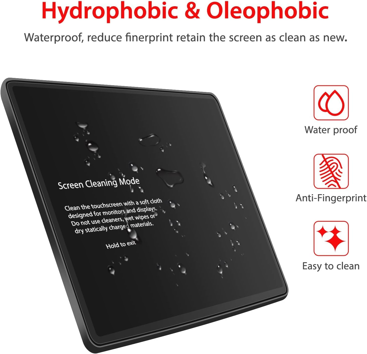 Ixtra Glass Screen Protector for Tesla Model 3 (2017-2023) / Tesla Model Y (2020-2024) Center Control Touch Screen Car Navigation Screen Protector [Anti Glare] [Auto-Alignment] [Tempered Glass] image number 4