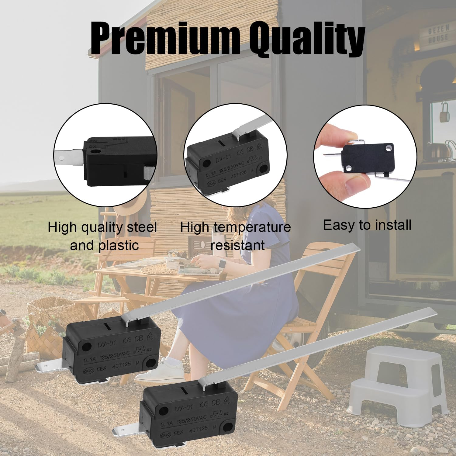 2Pcs 232261 RV Furnace Sail Switch for Suburban, RV Furnace Replacement Part Accessories for Suburban SF Series SF-20, 25, 30, 35, 42 / SF-20F, 25F, 30F, 35F, 42F image number 6