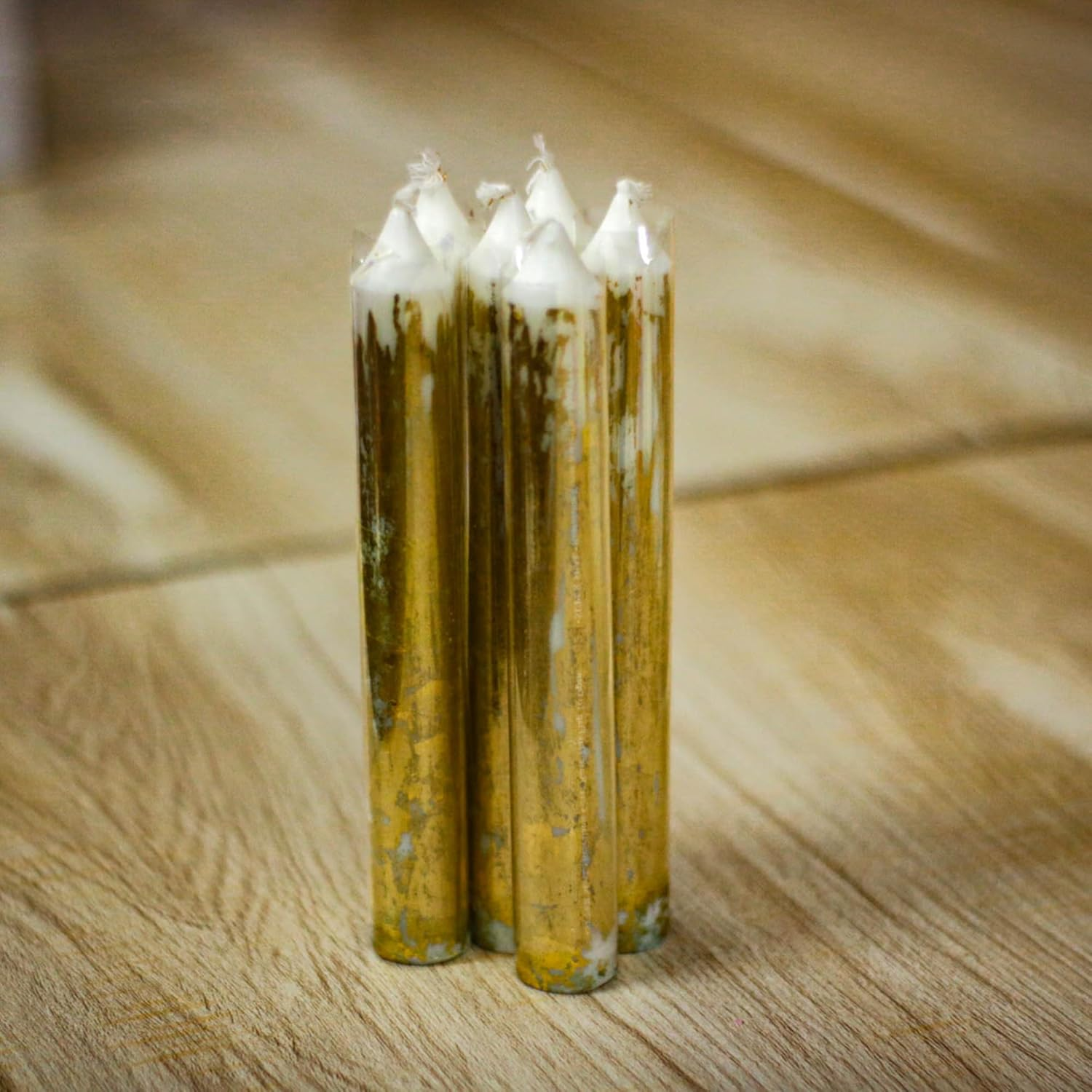 Apexor 6-Piece Scented Candles - 6 Inch Long Dripless Candles for Weddings, Christmas & Home Decor - Each Candle Burn Time 4 Hours (White, Lavender) image number 4