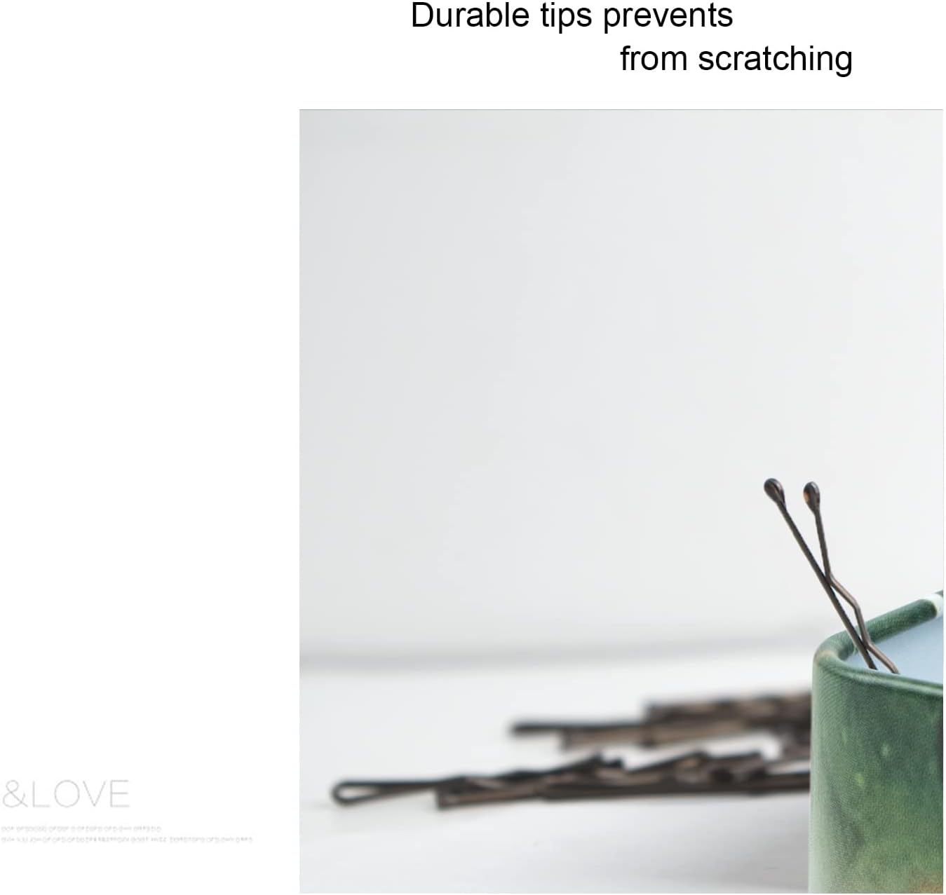 Mini Bobby Pins Brown with Cute Case, 200 CT 1.38 Inch Bronze Small Hair Bobby Pins for Buns, Premium Hair Pins for Kids, Girls and Women, Great for All Hair Types - Bronze,Brown image number 3