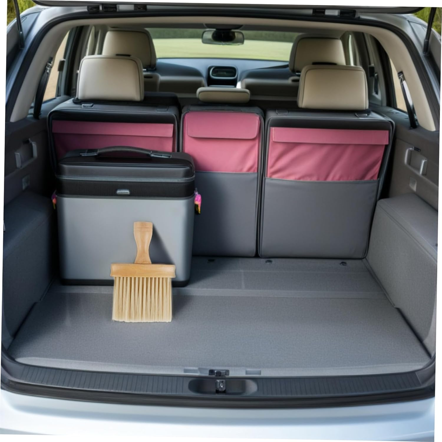 3Pcs Car Air Vent Cleaning Brushes Soft Bristles for Automotive Interior Dust Removal Ergonomic Grip Air Conditioner Vent Detailer Protects Delicate Surfaces