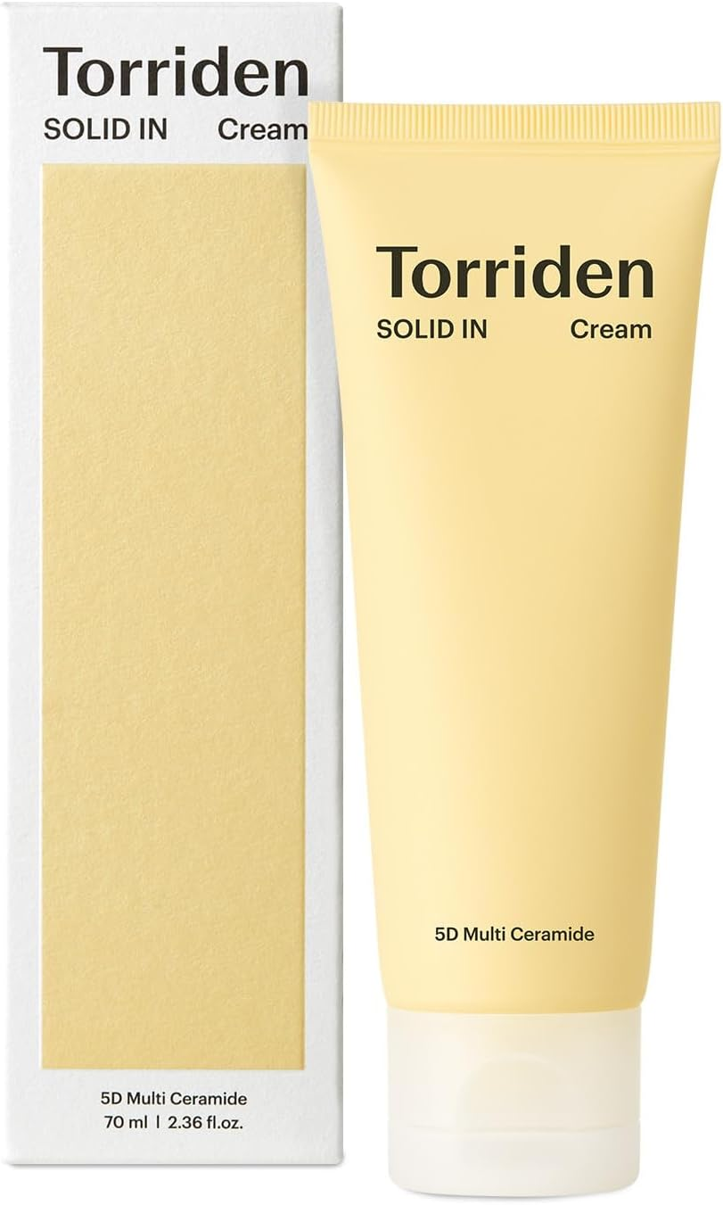 Torriden SOLID in Ceramide Cream 70Ml (2.36 Fl. Oz.) | Moisturizer for Healthy Skin Barrier, Soothing, Nourishing | 5 Types of Ceramide, Allantoin, Panthenol image number 1