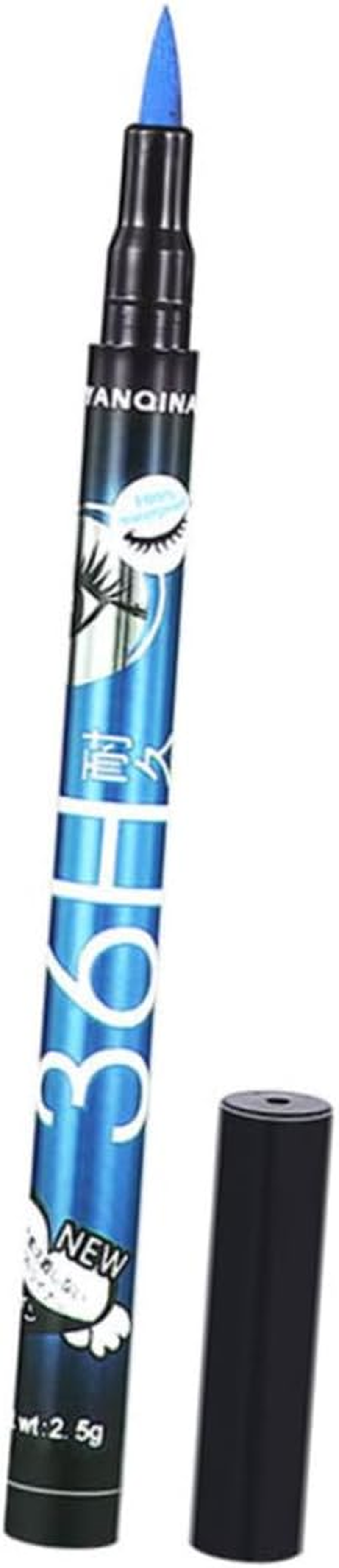 Outanaya Blue Eyeliner Pen Liquid Liner for Women and Non-Staining for Eye Makeup Creative Eyeliner for Daily Use image number 5