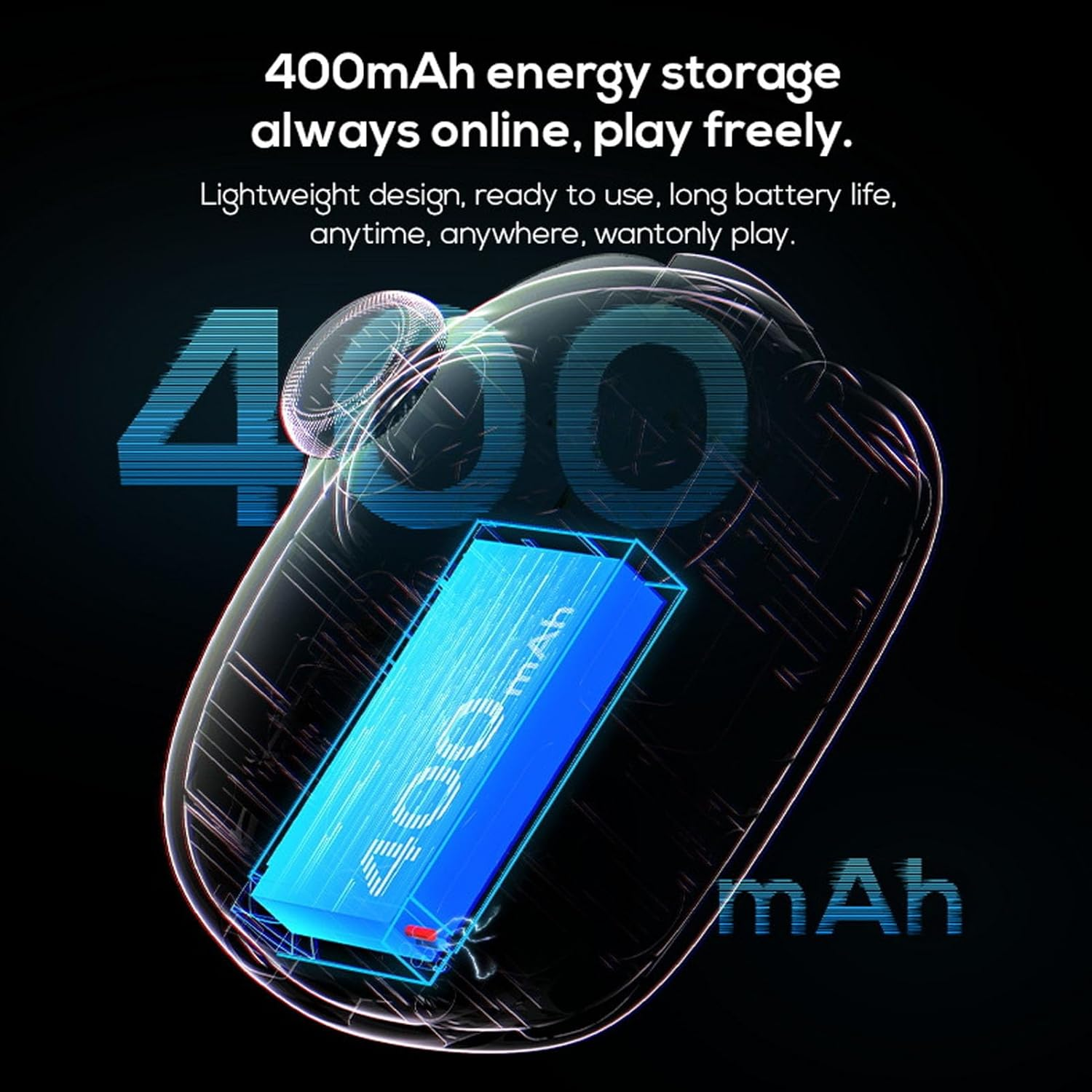 Bluetooth Mobile Game Controller, Wireless Joystick with Macro Recording, Smart Trigger, Long Battery Life, Gaming Gamepad with App Support, Auto Hang Up image number 4