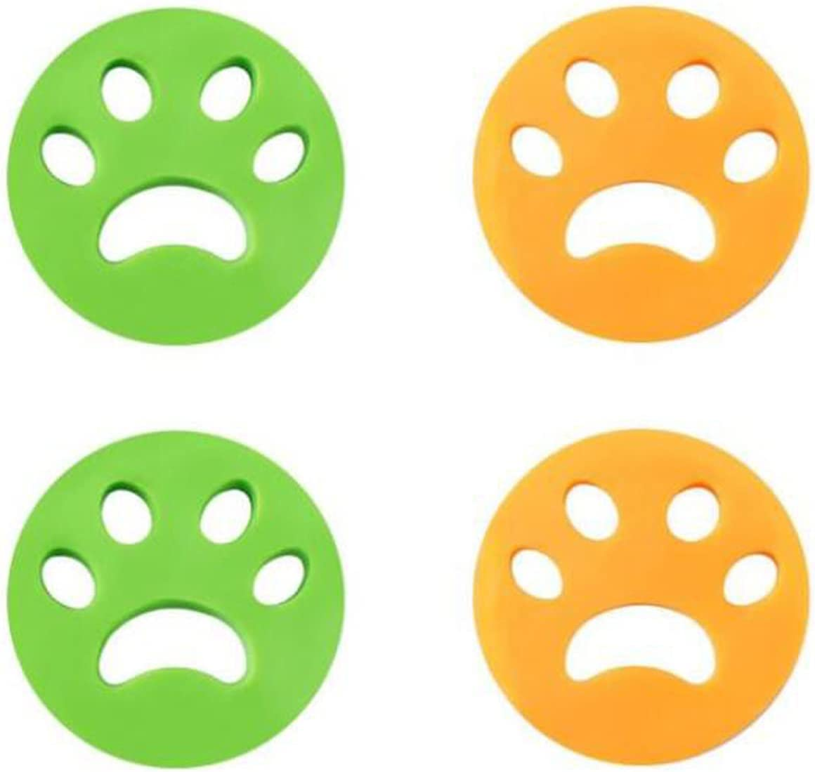 4 PCS Pet Hair Remover Hair Catcher,For Laundry Reusable Silicone Lint Catcher for Washing Machinehousehold,Yourlaundry,Clothes,Bedding image number 4