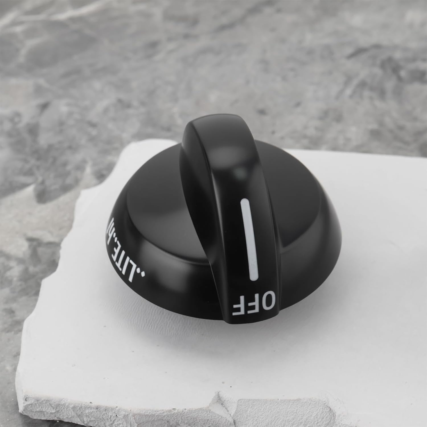 Create Idea 4Pcs Range Top Burner Knob 316220009 Compatible with Frigidaire Compatible with Tappan Black image number 4