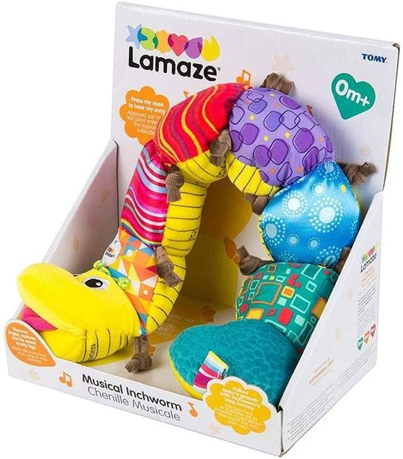 LAMAZE L27107AZ Musical Inchworm, 9.1 X 8.2 X 6.1 Inches image number 6