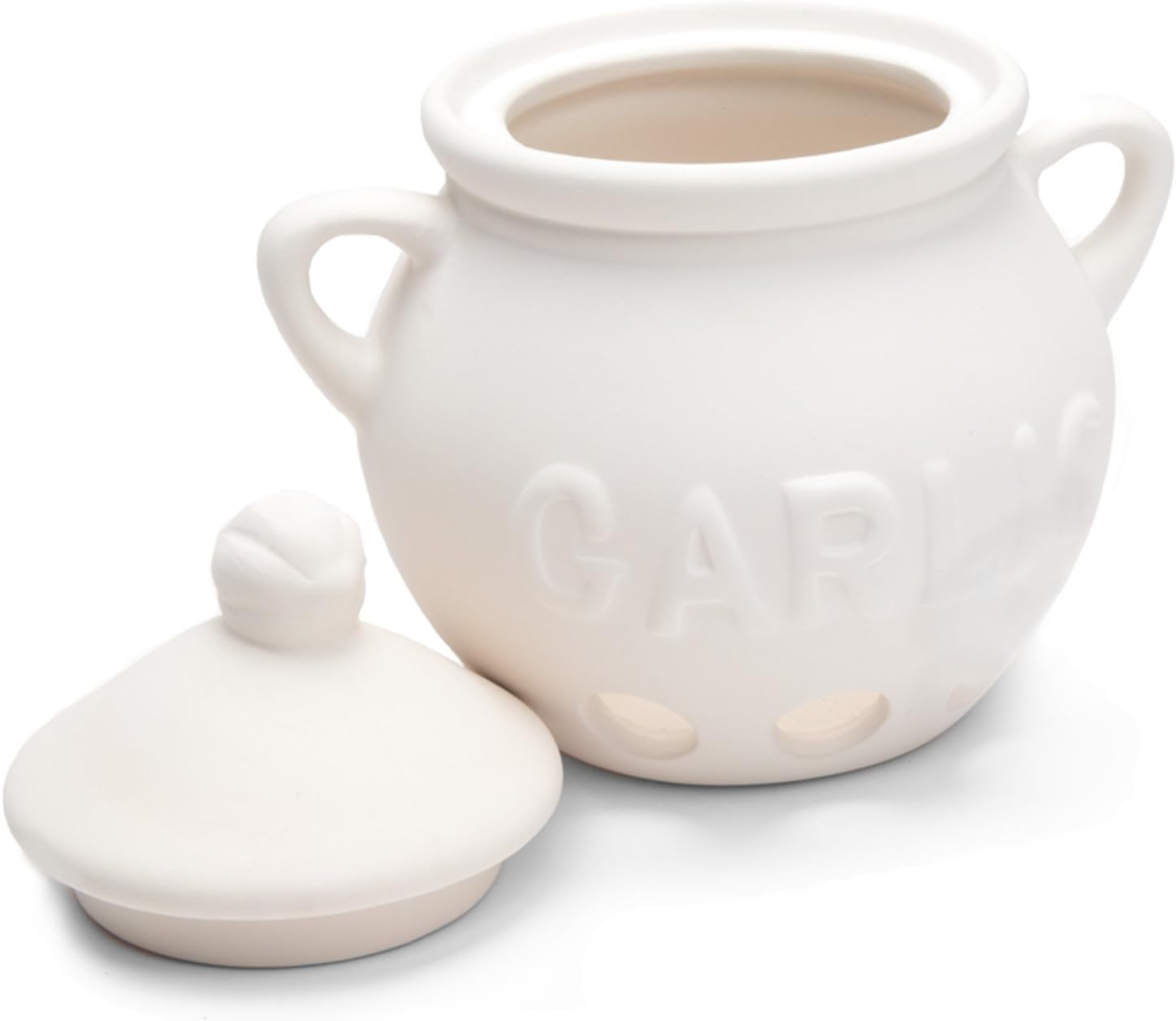Fox Run 3971 Garlic Keeper, Ceramic, White image number 2