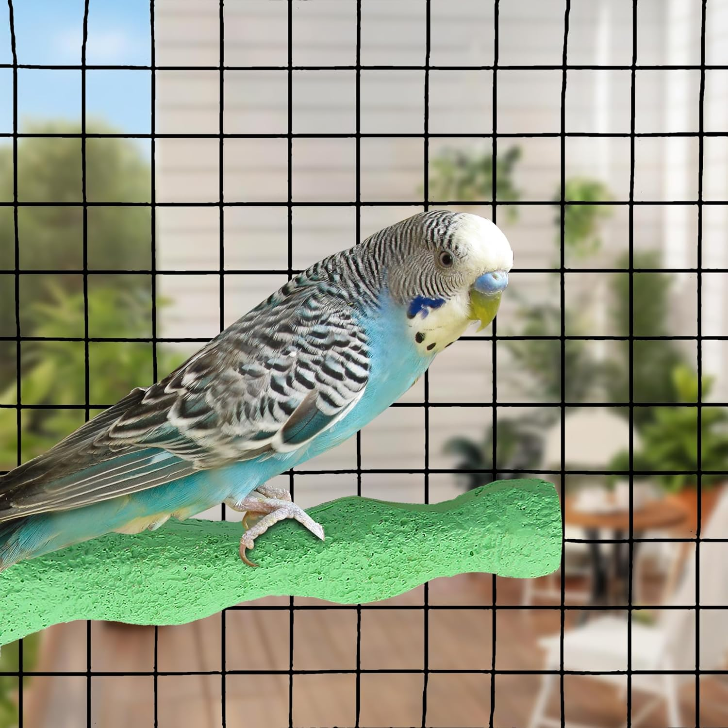 3 Pcs Bird Perches,Colorful Rough Birdcage Parrot Scrub Stand Bar Paw Scrub Perch Platform Grinding Stick Stand Bird Cage Accessories for Birds Parrot Budgies Parakeet Cockatiels Conure Lovebird image number 4