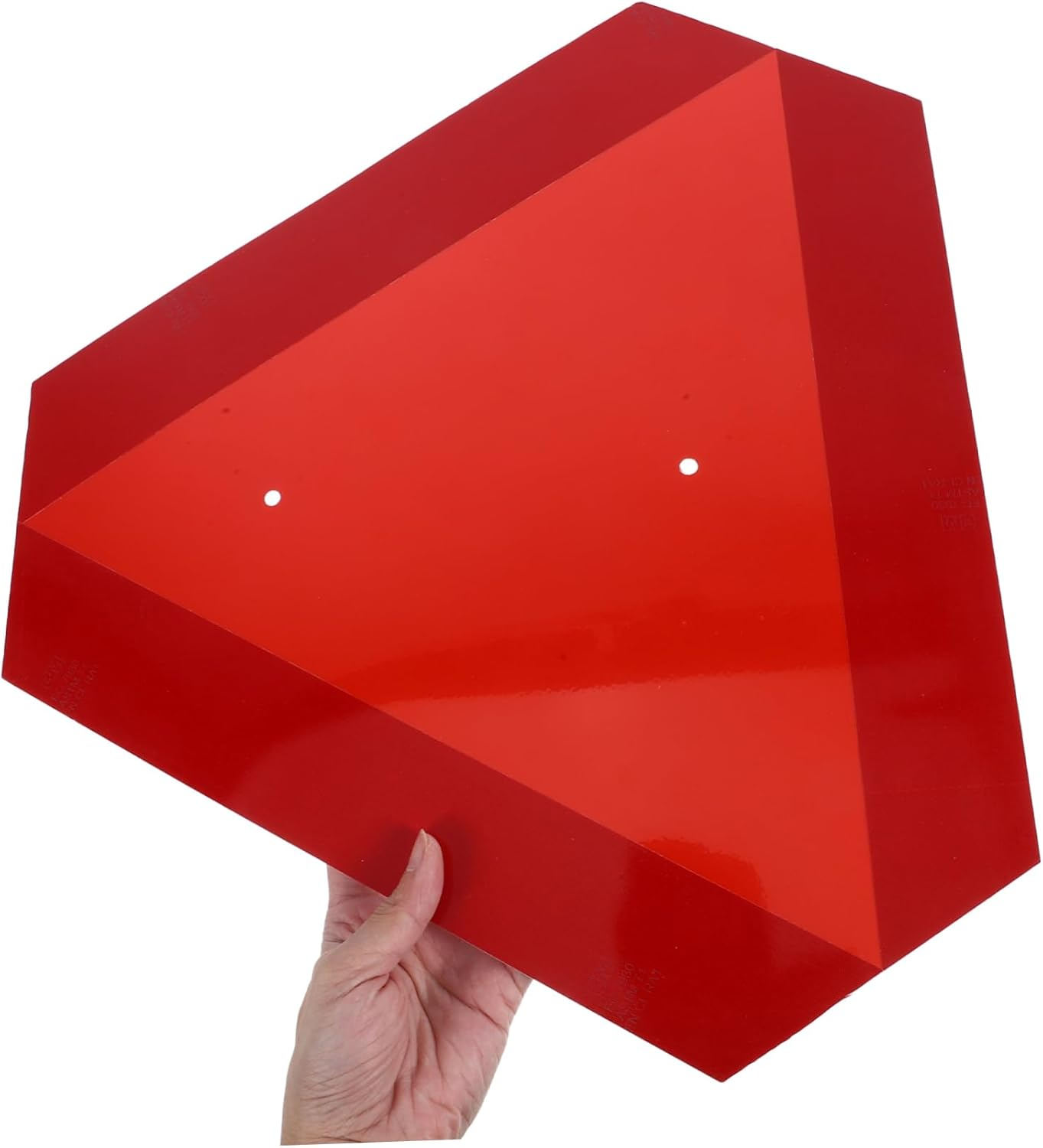 Reflective Triangle Sign for Slow Moving Vehicles Golf Cart Safety Board High Visibility Road Sign image number 6