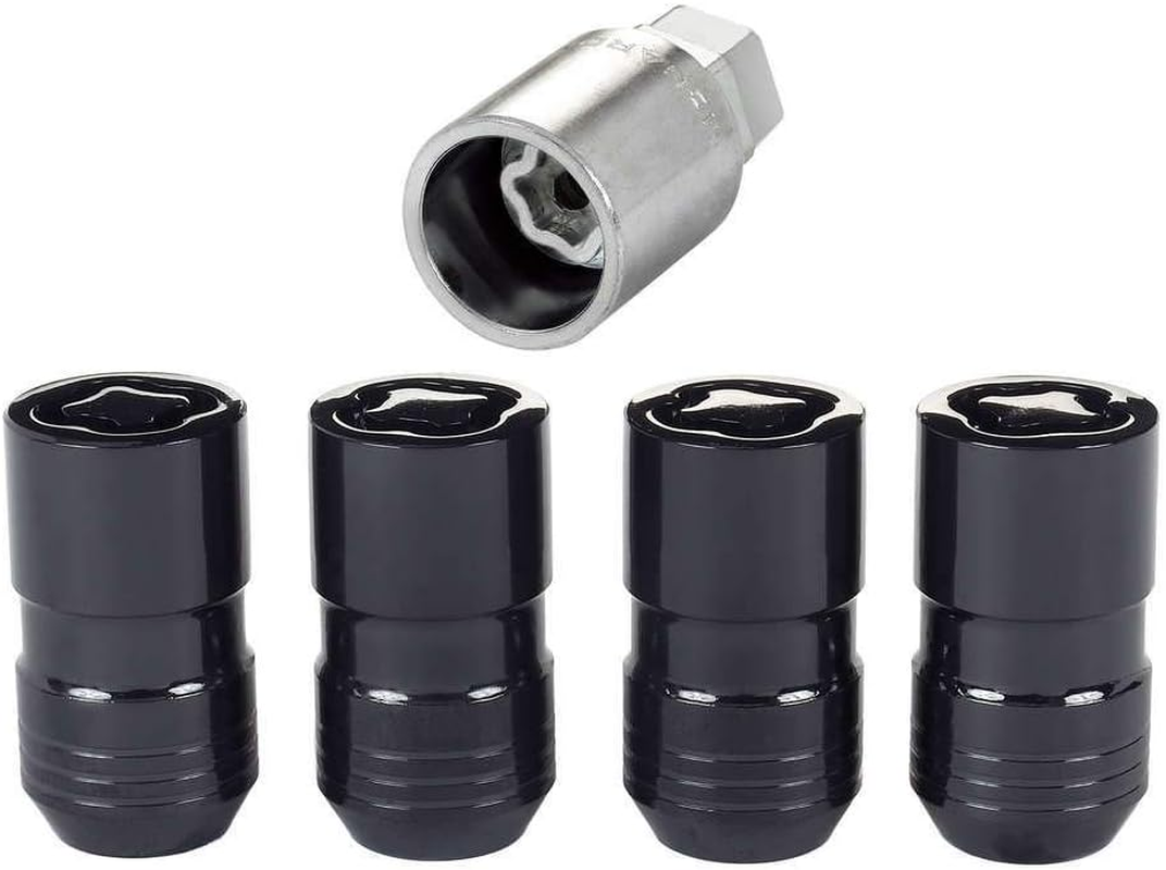 Mcgard 24216 Black Cone Seat Wheel Locks (M14X1.5 Thread Size) - Set of 4