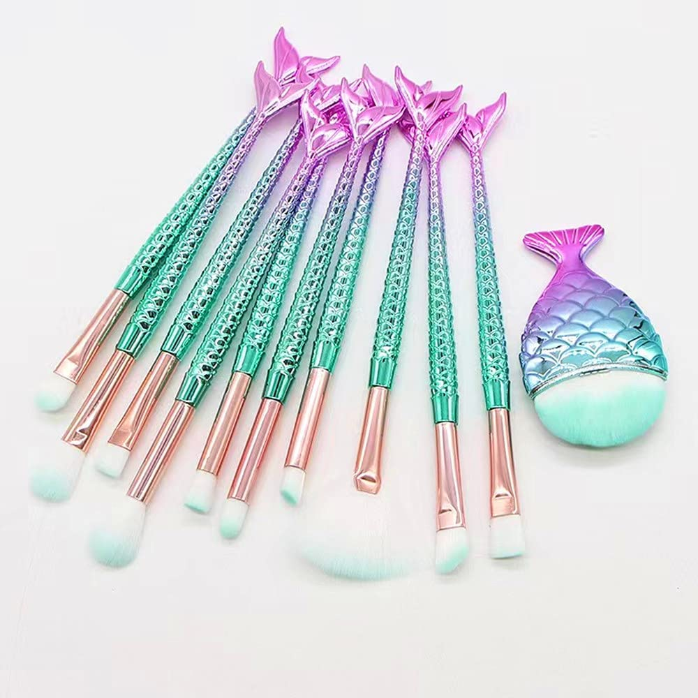 Makeup Brush Set 11Pcs Eye Makeup Brushes, Eyeshadow Concealer Eyeliner Brow Blending Brush Tool image number 5