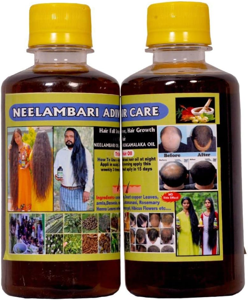 Neelambari Hair Oil Herbal Hair Oil for Long & Strong Hair Oil Combo Pack of 2 Bottles of 50 Ml(100 ML)