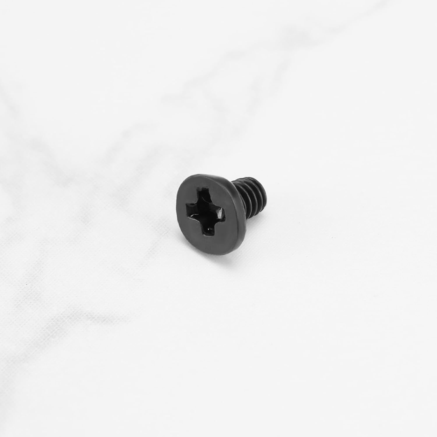 OTOTEC 200PCS M2 X 3Mm Replacement Phillips Flat Head Screw 4Mm Dia Screw Head Flat Head Screw for Laptop PC TV Fan Heatsink Switch, Black image number 3