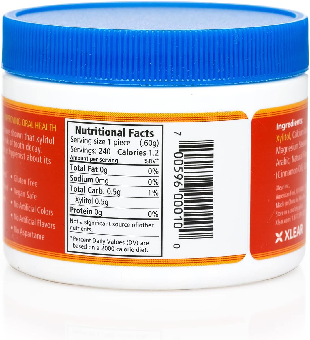 Spry Xylitol Cinnamon Mints Sugar Free Candy - Promote Oral Health, Increase Saliva Production, Stop Bad Breath, Non-Gmo, Gluten-Free, 240 Count (Pack of 1) image number 1