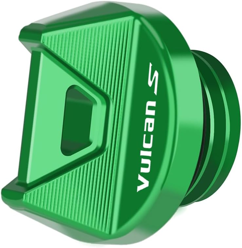 Mokiton Motorcycle Engine Oil Filler Plug Cover Screw Compatible with Compatible with K.Awasaki Vulcan S 650 2015-2020 2021 2022 2023 2024 2025 | Vulcans S650 Accessories (Green) image number 6